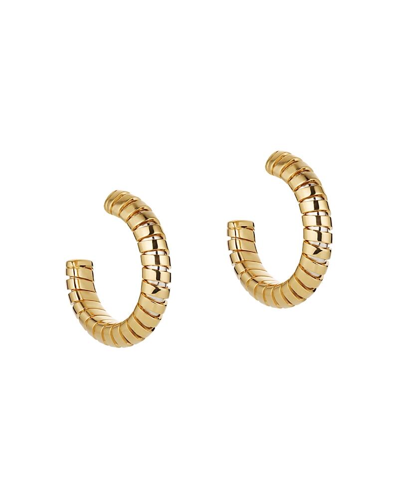 Marina B 18K Yellow Gold Trisolina Hoop Earrings Cover