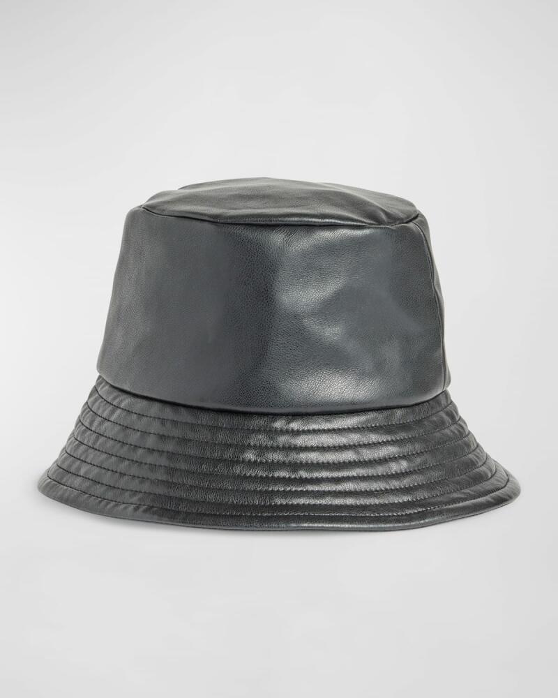 Fabulous Furs Metallic Pom Bucket Hat Cover