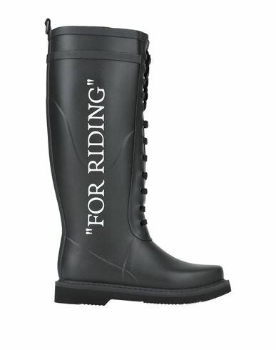 Off-white Woman Boot Black Rubber Cover