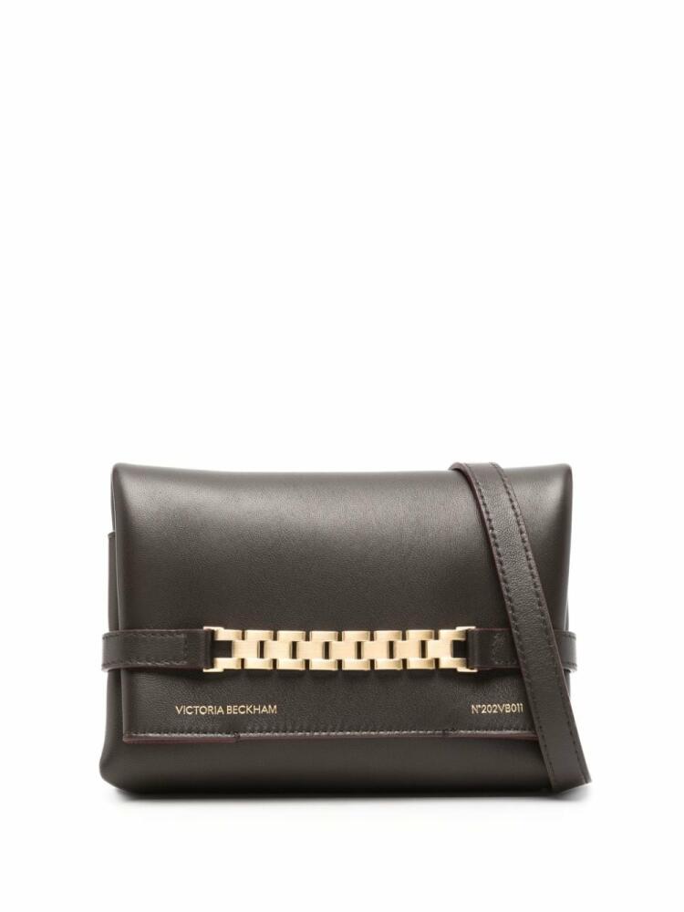 Victoria Beckham mini Chain Pouch crossbody bag - Brown Cover