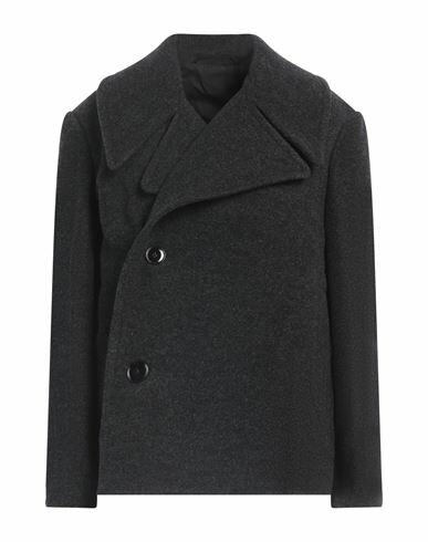 Lemaire Woman Coat Steel grey Wool Cover