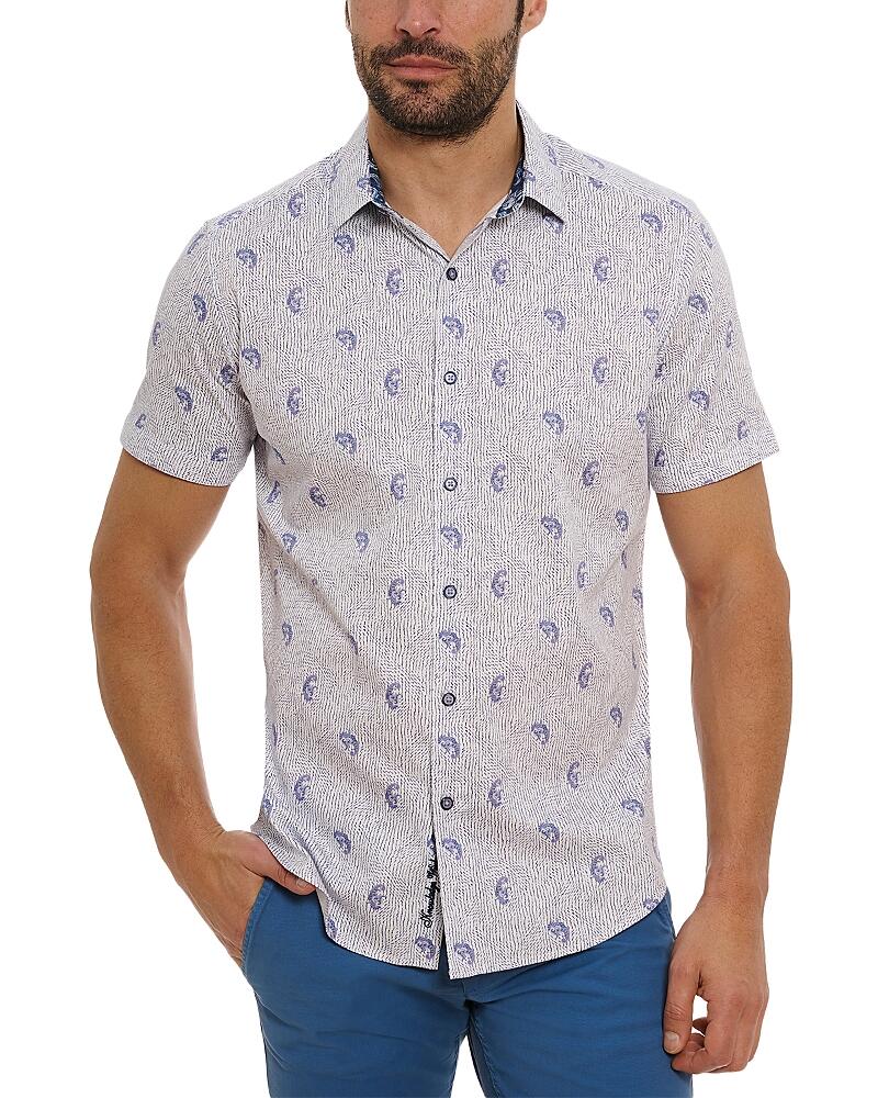 Robert Graham Belmond Printed Short Sleeve Shirt Cover