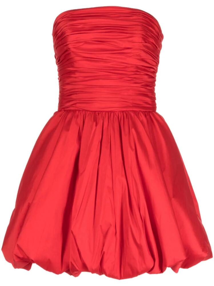 Amsale dropped waist mini dress - Red Cover