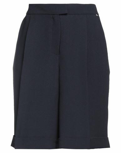 Boss Woman Shorts & Bermuda Shorts Midnight blue Polyester Cover