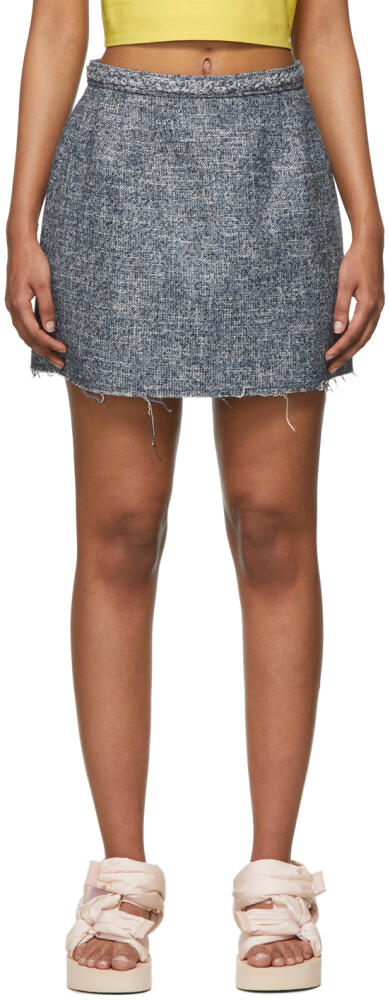 RED Valentino Blue Summer Mini Skirt Cover