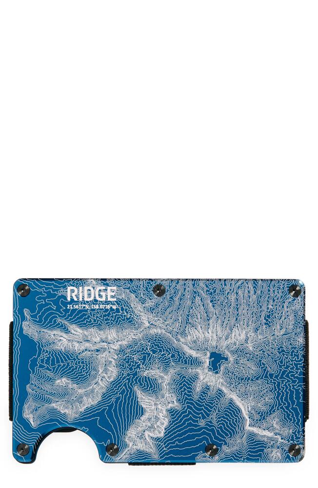 the Ridge Aluminum Wallet in North Shore Cover