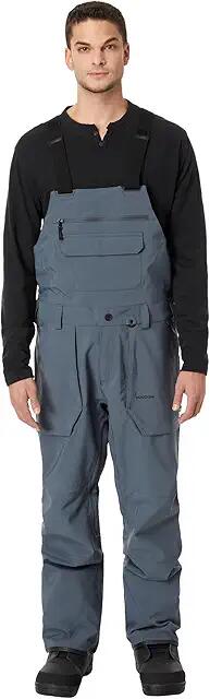 Volcom Snow Roan Bib Overalls (Dark Grey 1) Men's Overalls One Piece Cover