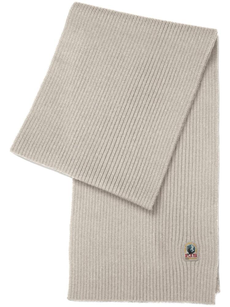 Parajumpers ribbed-knit scarf - Neutrals Cover