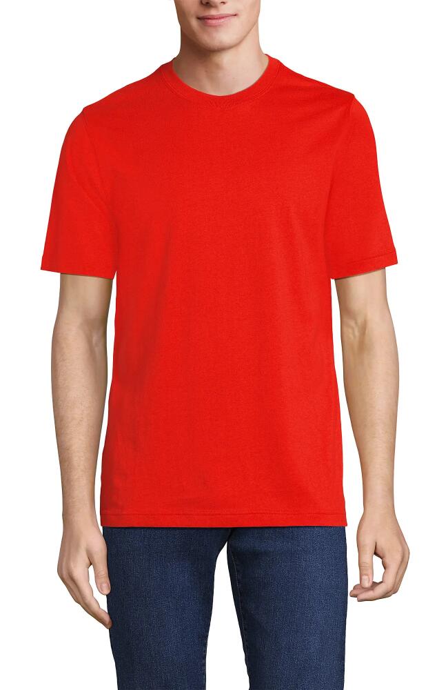 Lands' End Super-T Short Sleeve T-Shirt in Rich Persimmon Cover