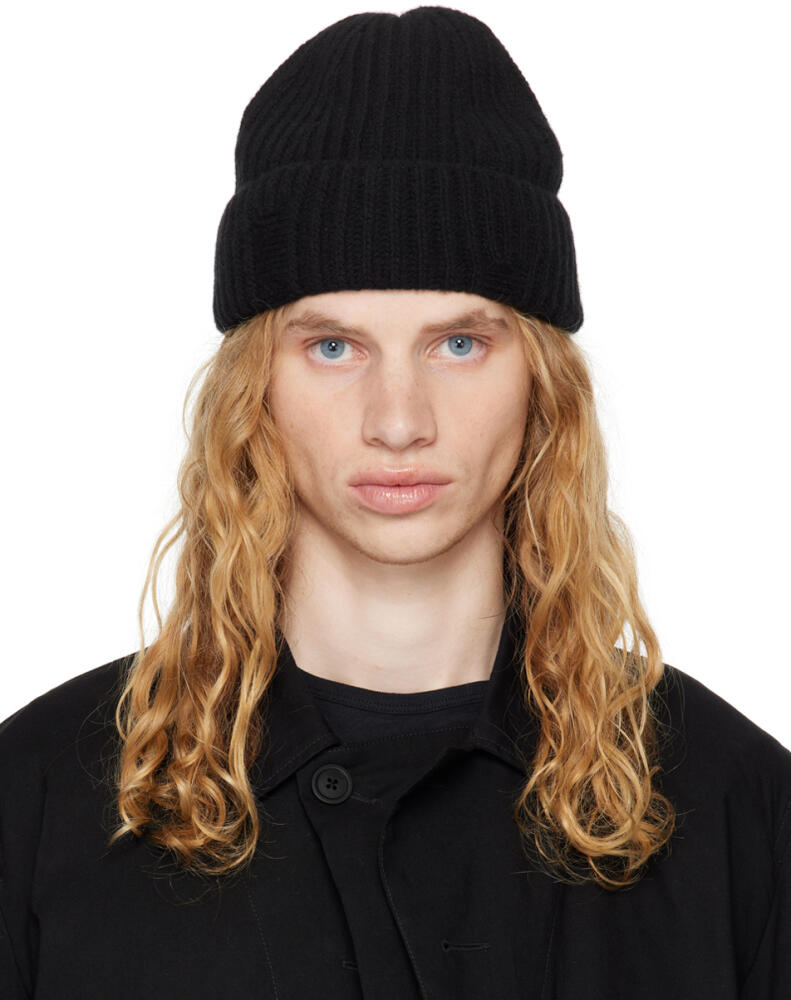 Ann Demeulemeester Black Malin Wool Beanie Cover