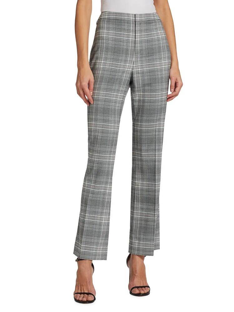 Elie Tahari Women's The Paige Plaid Straight Fit Pants - Paige Plaid Cover