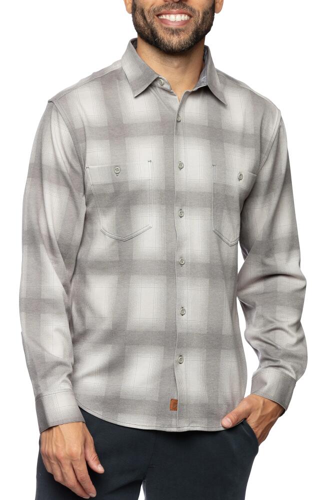 Fundamental Coast Andy Wolfpoint Plaid Button-Up Shirt in Vapor Cover