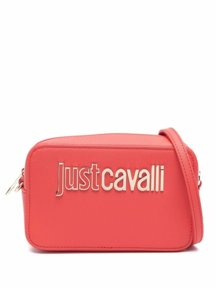 Just Cavalli Range B logo-lettering mini bag - Red Cover