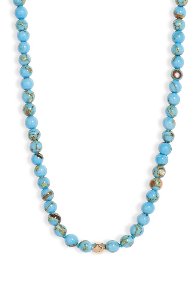 Anzie Boheme Turquoise Beaded Necklace in Blue Cover