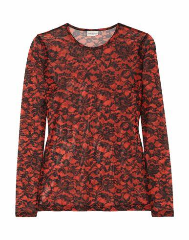 Dries Van Noten Woman T-shirt Red Polyamide, Elastane Cover