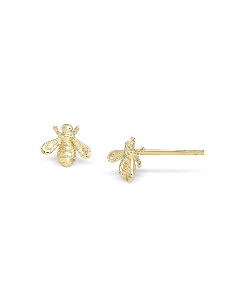 Zoe Lev 14K Yellow Gold Bee Stud Earrings Cover