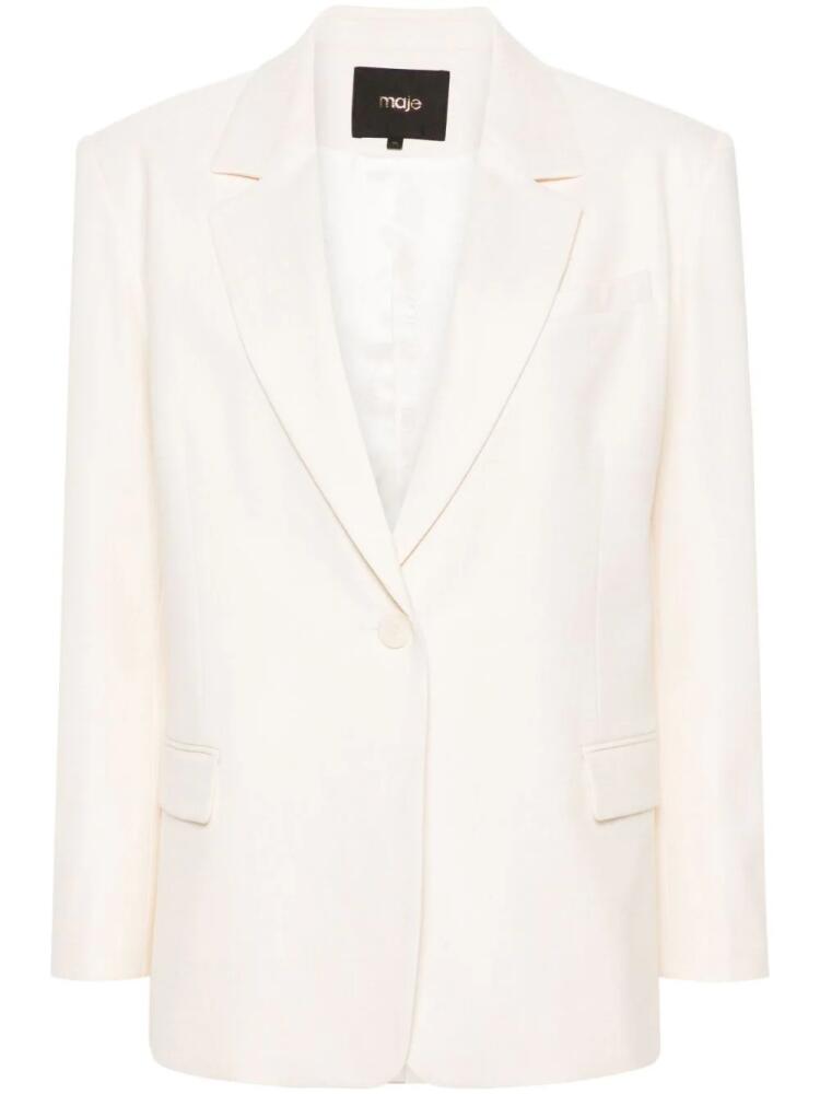 Maje single-breasted blazer - Neutrals Cover