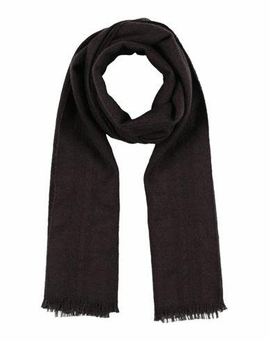 Altea Woman Scarf Dark brown Virgin Wool Cover