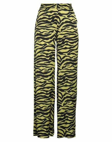 Haveone Woman Pants Acid green Viscose Cover