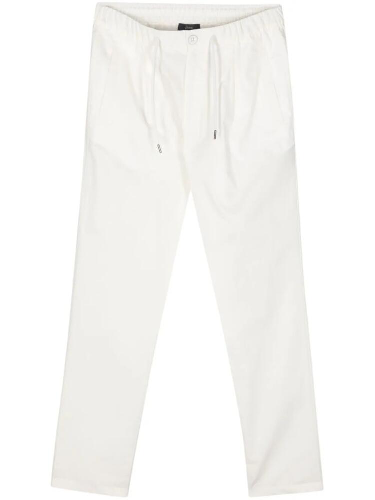 Herno drawstring tapered trousers - Neutrals Cover