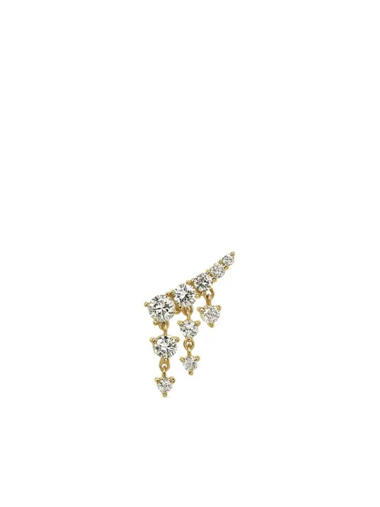 Lark & Berry 14kt yellow gold Royal Heiress diamond stud Cover