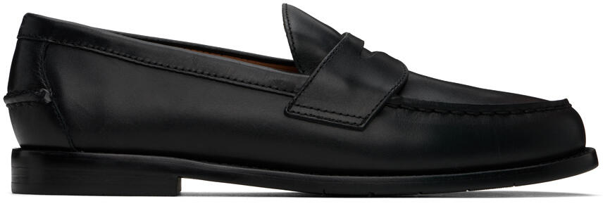 Polo Ralph Lauren Black Alston Penny Loafers Cover