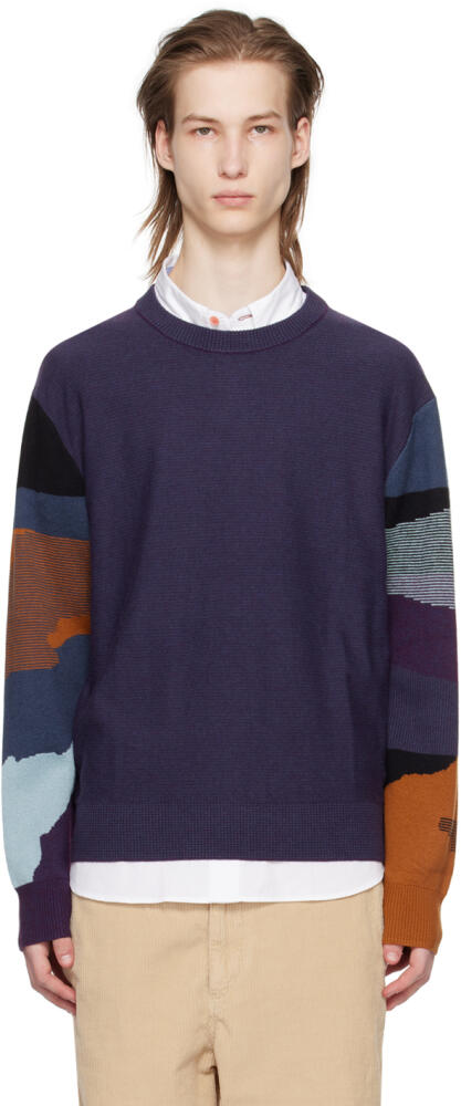 PS by Paul Smith Purple Plains Sweater Cover