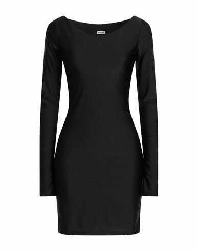 Matineé Woman Mini dress Black Polyamide, Elastane Cover