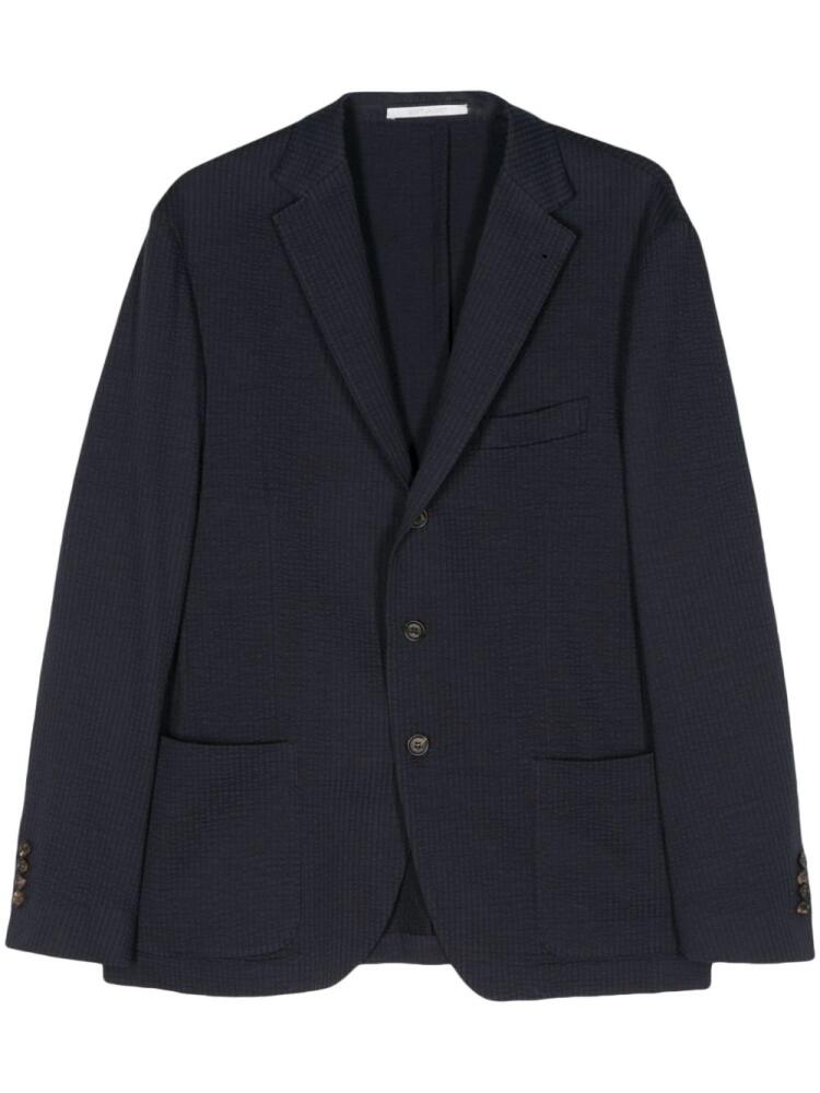 Eleventy striped seersucker blazer - Blue Cover