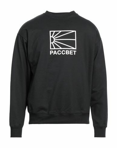 Rassvet Man Sweatshirt Black Cotton Cover