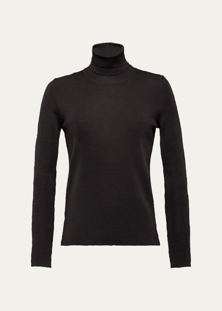 Prada Turtleneck Cashmere-Blend Sweater Cover