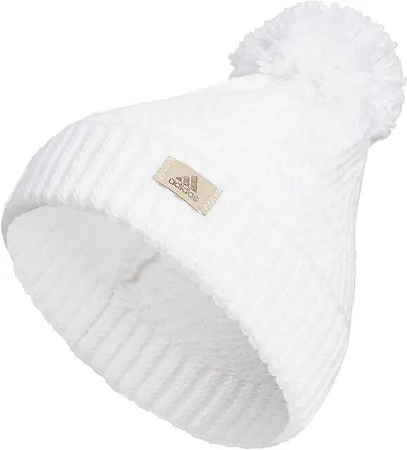 adidas Twilight 4 Ballie Beanie (White/Clear Onix Grey F23) Knit Hats Cover