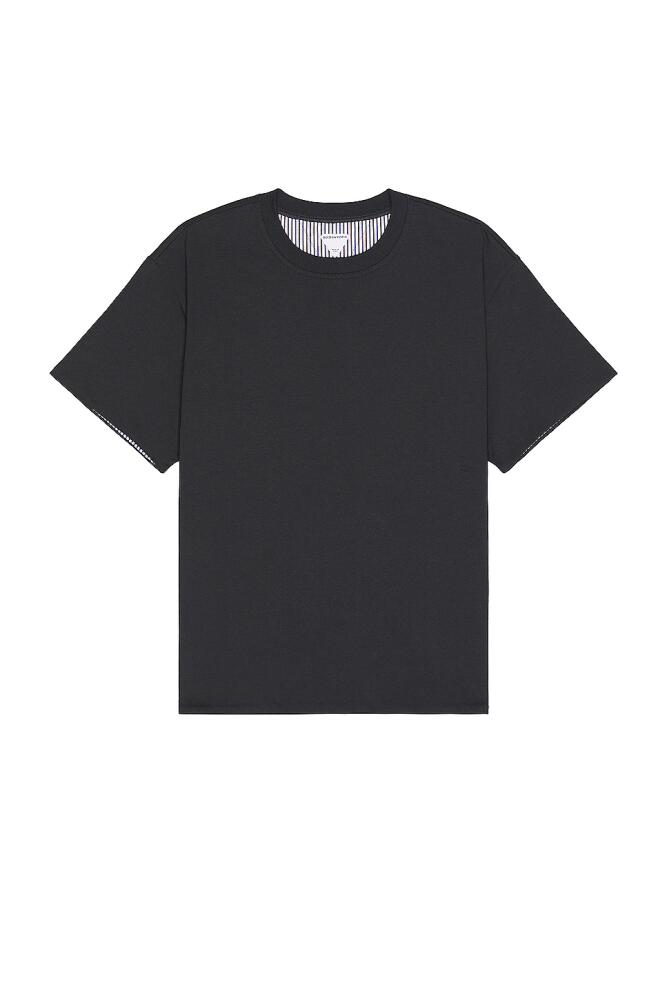 Bottega Veneta Double Layer T-Shirt in Black Cover