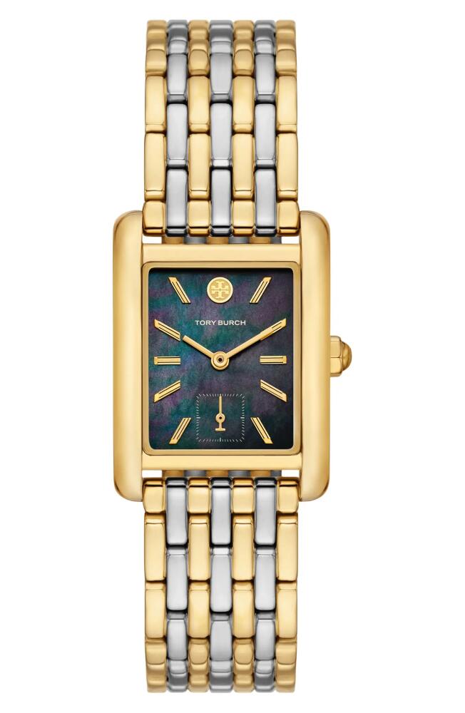 Tory Burch The Eleanor Bracelet Watch, 25mm x 34mm in Two Tone Cover