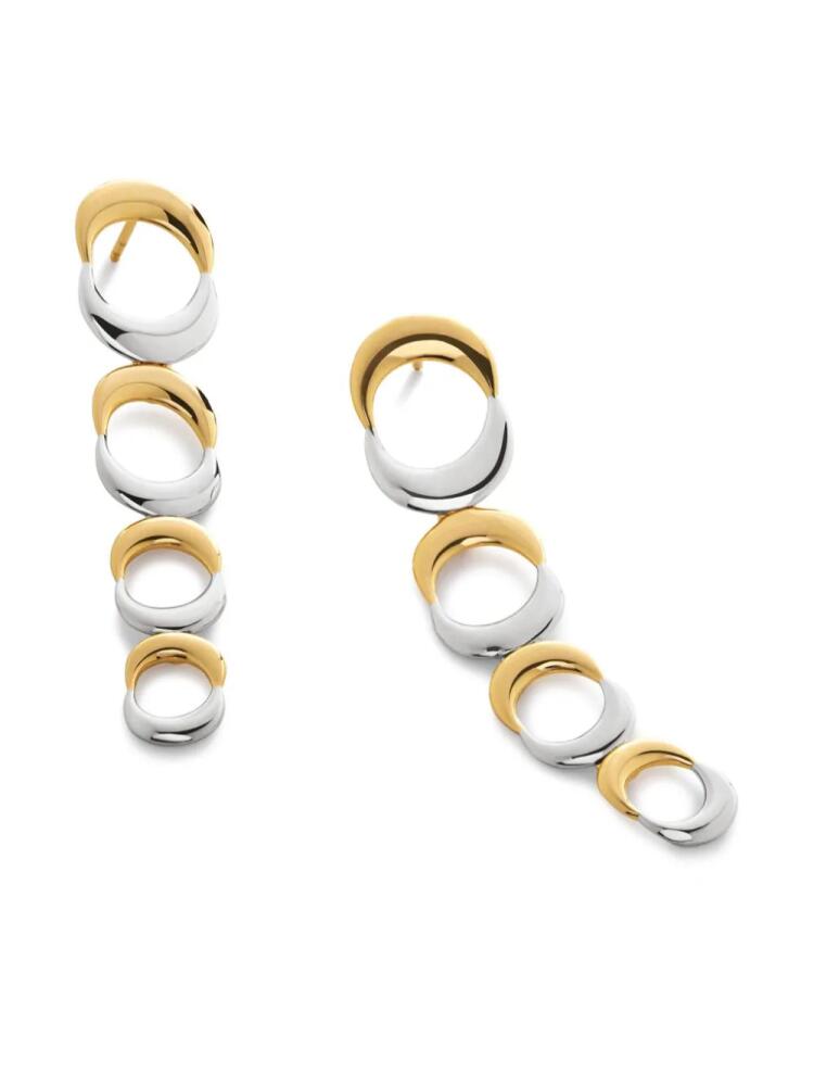 Monica Vinader Kissing Moon Cocktail drop earrings - Gold Cover