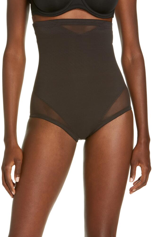 Miraclesuit Sexy Sheer High Waist Shaping Briefs in Black Cover