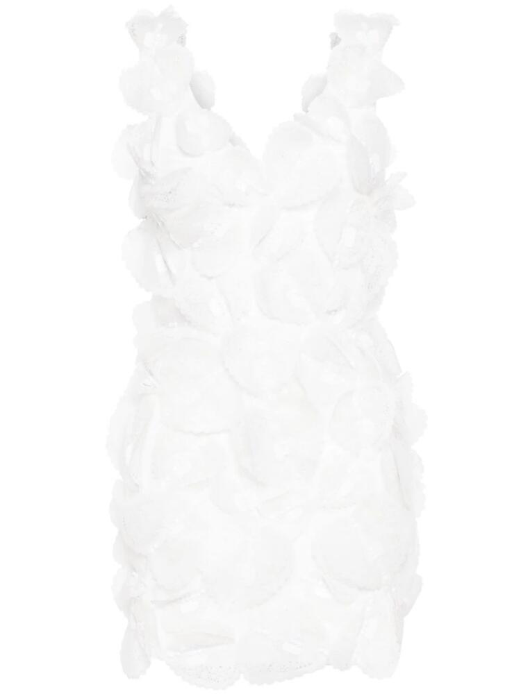 Cynthia Rowley lace-appliqué mini dress - White Cover