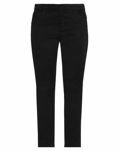 Diana Gallesi Woman Pants Black Cotton, Elastane Cover