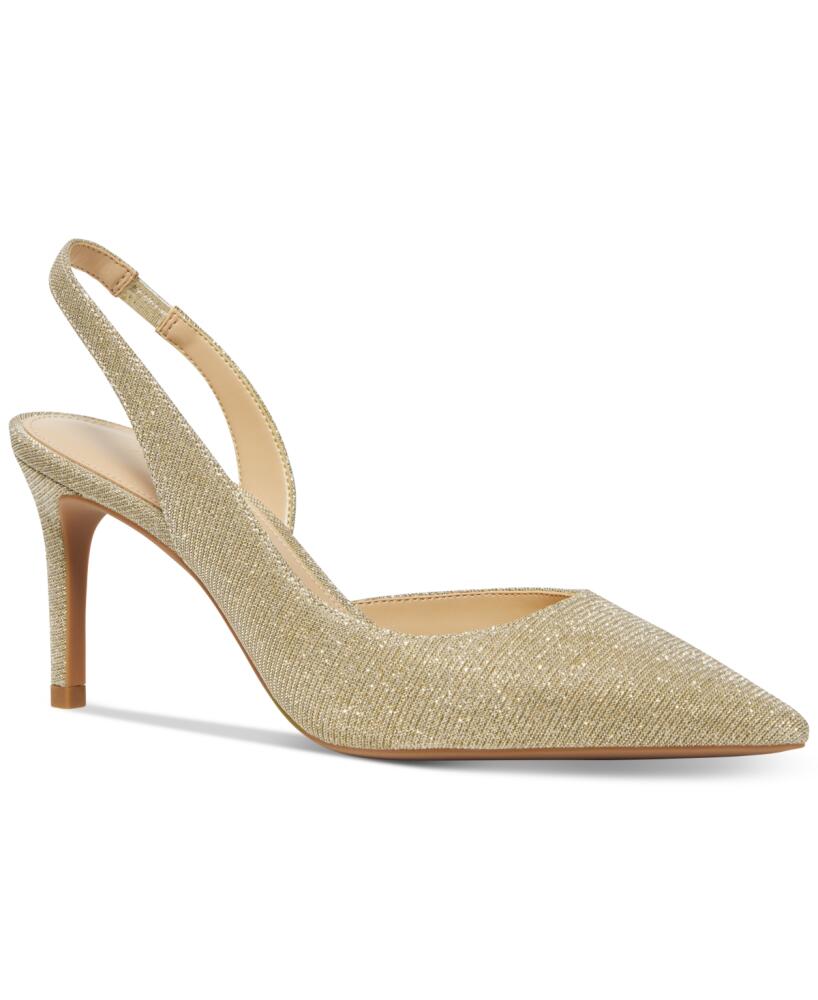 Michael Michael Kors Women's Alina Flex Sling-back Pumps - Pale Gold Cover