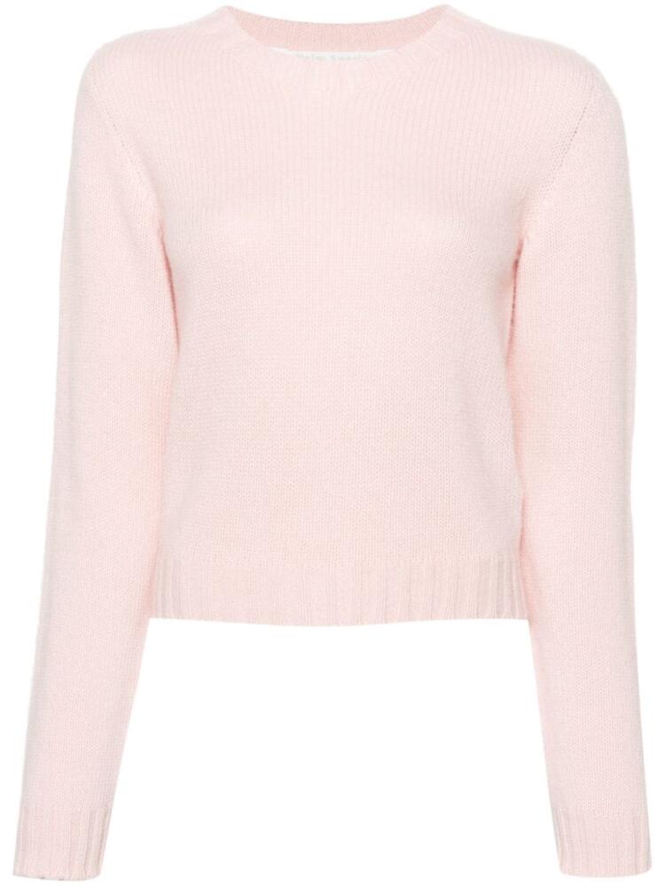 Palm Angels curved-logo wool-blend jumper - Pink Cover