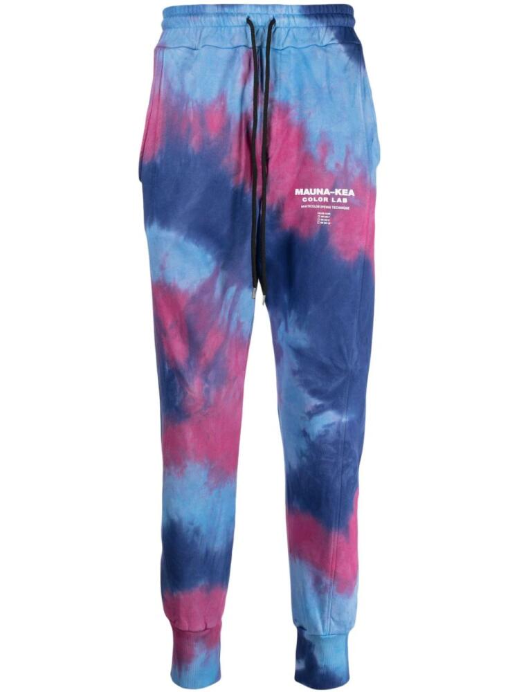 Mauna Kea graphic-print track pants - Purple Cover