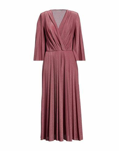 Rinascimento Woman Midi dress Pastel pink Viscose, Polyester, Elastane Cover