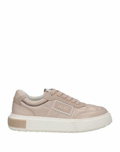 Liu •jo Woman Sneakers Beige Soft Leather Cover