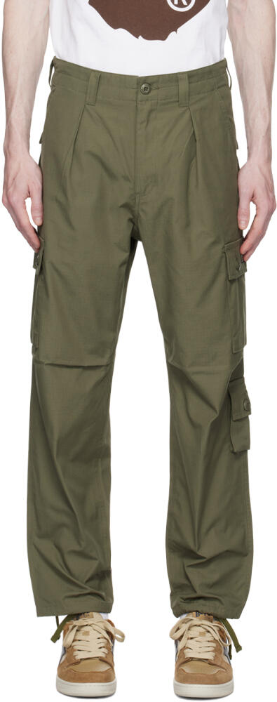 BAPE Khaki Pleated Cargo Pants Cover