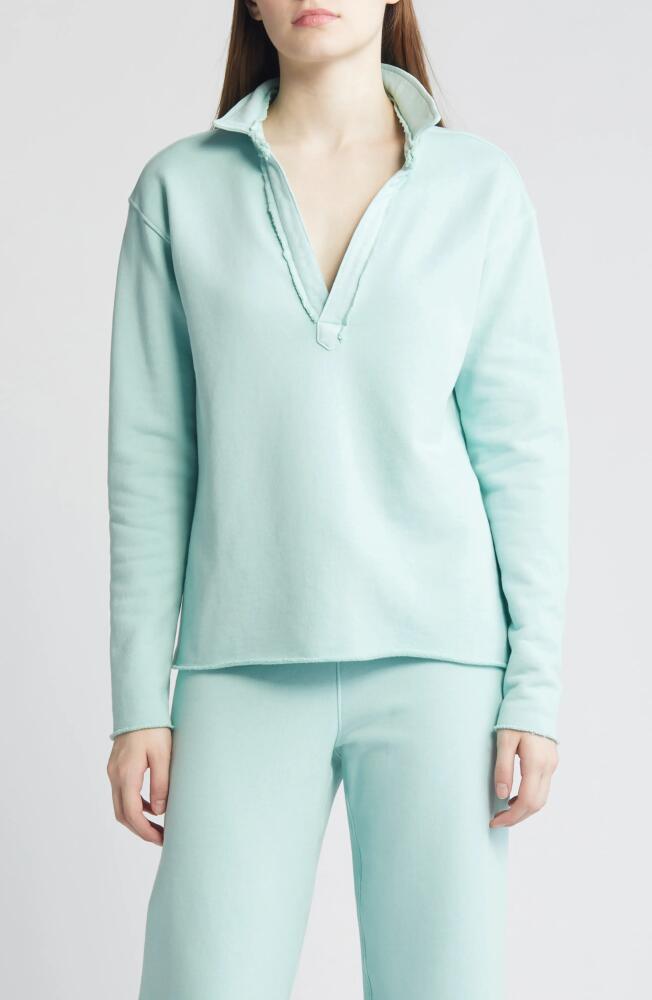 Frank & Eileen Patrick Popover Henley in Seafoam Cover