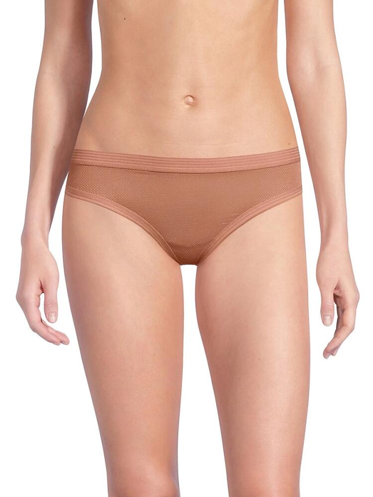 DKNY Women's Table Top Sheer Panties - Rosewood Cover