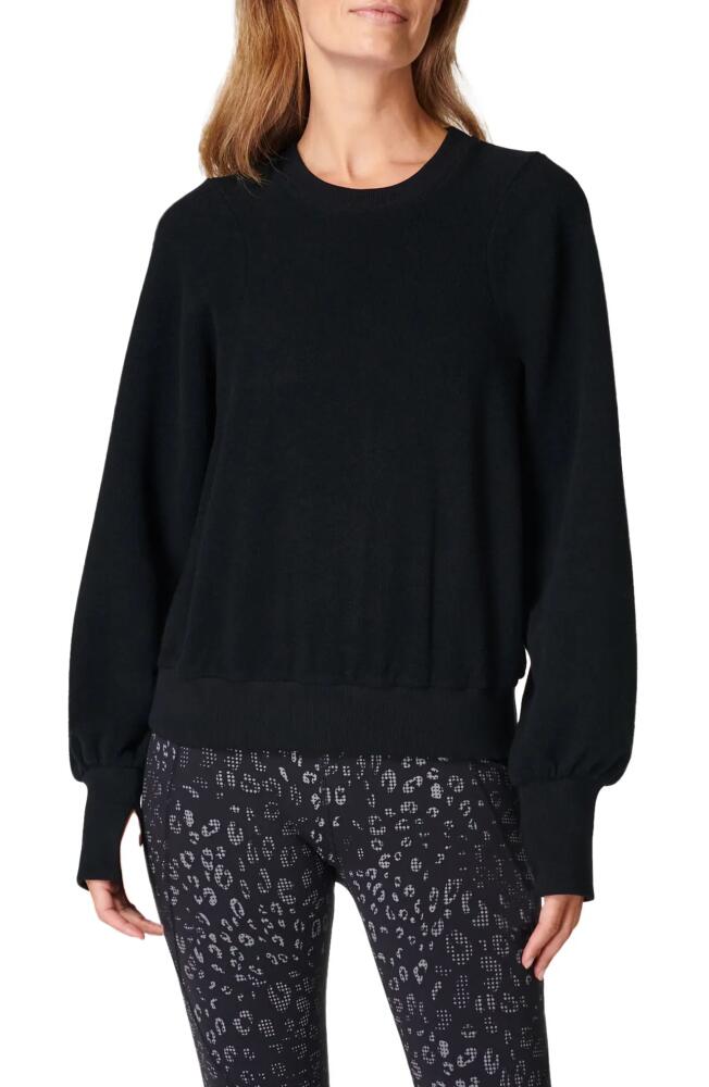 Sweaty Betty Compass Seam Detail Sweatshirt in Black Cover