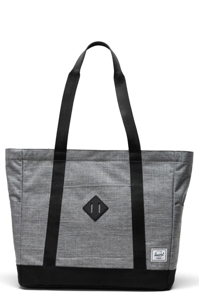 Herschel Supply Co. Heritage Tote in Raven Crosshatch Cover