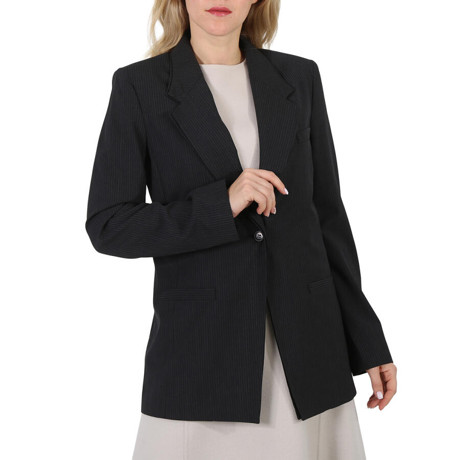 Gabriela Coll Garments Ladies Grey Double Collar Jacket Cover