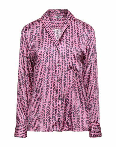 Caliban Woman Shirt Fuchsia Viscose, Elastane Cover